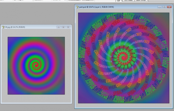 Creation of Psychedelic Swirl: Step 31